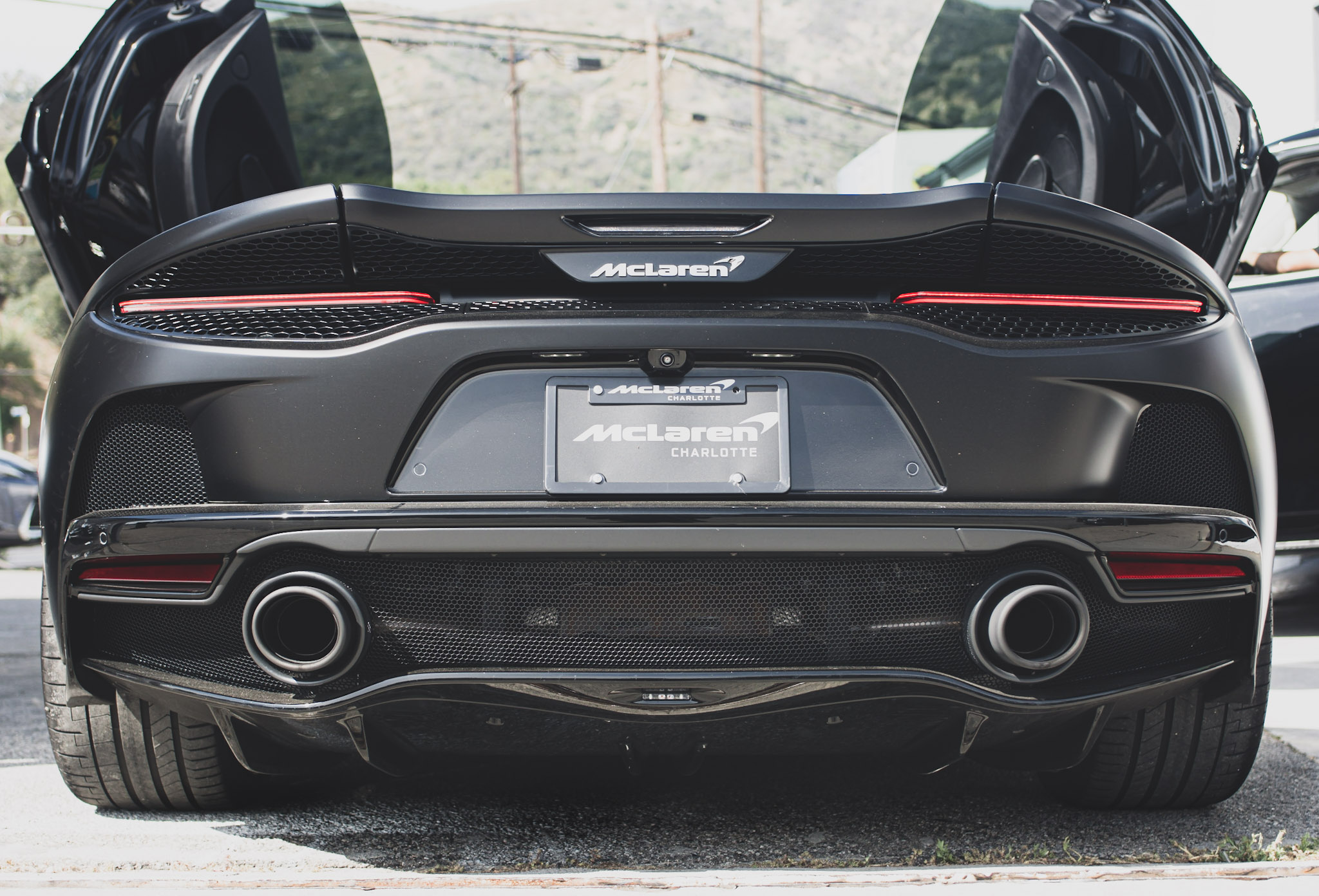 McLaren rear finish at One Stop Collision Center